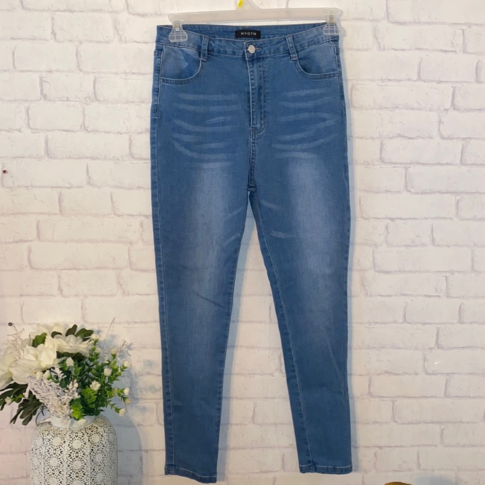NVGTN High Rise Jeans Size M